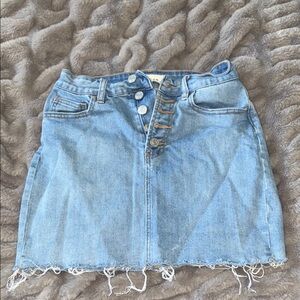 Denim Blue Skirt